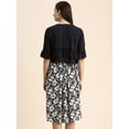 thumbnail image 3 of Moomaya Womens Viscose Rayon Co-Ord Set, Printed Dress With Shrug, 3 of 9