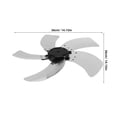 thumbnail image 2 of Minkissy Fan Blade Accessories Aluminum Blue For Floor Fans 1Pcs, 2 of 8