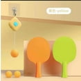 thumbnail image 1 of Indoor Floating Ping Pong Trainer Set - Square Hanging Design for Home Eye Strength & Hand-Eye Coordination Training, Includes Suspension Device, 2 Rackets & 3 Balls - Ideal for All Skill Levels,, 1 of 6