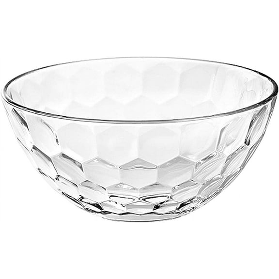 Barski - Clear European Glass - Bowl - 7.7" Diameter - Made in Europe