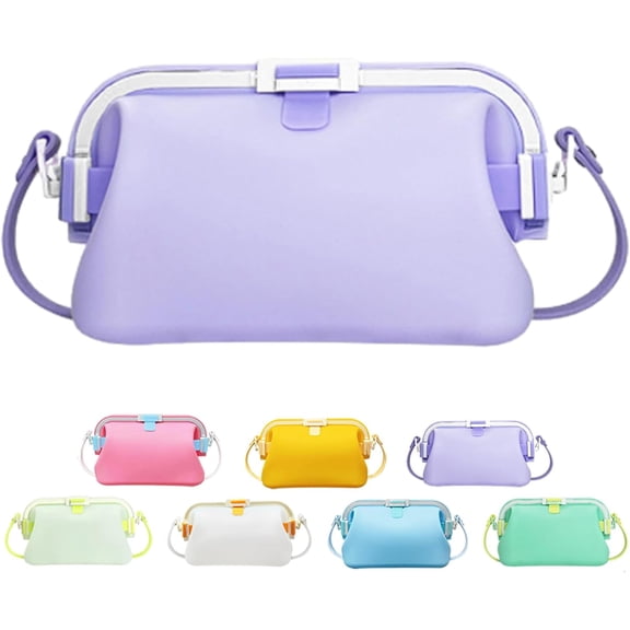 CCCHCY Silicone Swimming Storage Bag, Waterproof Purse | Foldable Waterproof Beach Bag for Pool, Gym & Travel, Easy Clean Tote
