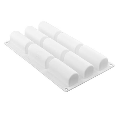 

Tmosphere 9 Slots Mousse Cake Mold Chocolate Jelly Silicone Mould Pastry Making Tools Baking Supplies