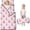 Princess and Castle Pink Pattern, variant on Princess and Carriage Black Pattern Teens Toddler Nap Mat with Pillow, Sleeping Mat Bag for Preschool Daycare 50"x20"