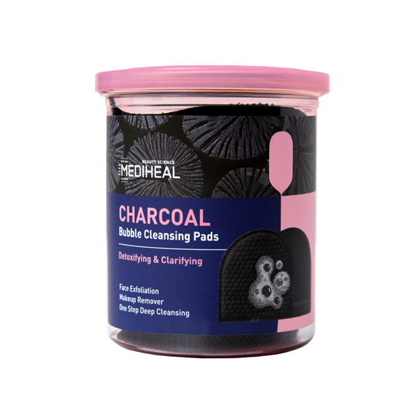 [ MEDIHEAL ] Charcoal Bubble Cleansing Pads (20 Pads)