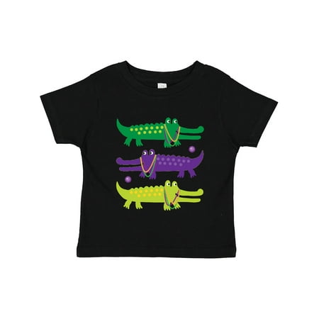 

Inktastic Mardi Gras Holiday Alligators Gift Toddler Boy or Toddler Girl T-Shirt