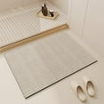 thumbnail image 5 of Luxurious Creamy White Diatomite Mud Bathroom Mat | Super Absorbent & Quick-Drying | Non-Slip Rubber Back | Modern Floor Mat for Shower & Toilet | 40X60Cm, 5 of 7