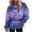 Purple, variant on XMMSWDLA Gradient Printed Hoodies for Women Oversized Hooded Sweatshirts Long Sleeve Shirts Cozy Soft Pullover Womans Hoodie