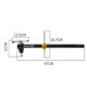 thumbnail image 1 of Cambio De Marchas Suspensión Calibre Alineación Herramienta De Rango Para Mtb Y Bicicletas De Carretera Piñón Fijo De Bicicleta Plegable Kearding OD008703-00, 1 of 7