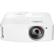 Optoma 4K400STx 3D Short Throw DLP Projector - 16:9 - White - High Dynamic Range (HDR) - Front - 2160p - 4000 Hour Normal Mode - 10000 Hour Economy Mode - 4K UHD - 1,000,000:1 - 4000 lm - HDMI - US...