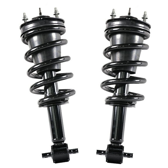 Detroit Axle - RWD 2pc Front Struts for 2014-2018 Chevy GMC Silverado Sierra 1500 [Without Magnetic Ride Control Suspension] Complete Ready Struts w/Coil Spring 2015 2016 2017 Replacement Struts