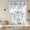 White Blue Beige, variant on Blue Eucalyptus Coastal Tie Up Curtains 45 Inches Long, Kitchen Window Curtains Over Sink, Beach Starfish Shell Nautical Small Window Curtains Shade Balloon Curtains Valances for Bedroom/Cafe 34"x45"