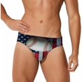 thumbnail image 1 of Top-kevin Maillot de Bain Homme Taille Basse Slip Imprimé Bikini, 1 of 8