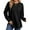 Black, variant on SHINE UP Sweatshirt for Women Long Sleeve Tunic Tops Crewneck Casual Pullover Shirts with Side Split