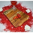 thumbnail image 7 of Valentine's Day Gift Organic Acacia kitchen Cutting Chopping Charcuterie Board Platter Butcher Block for Cheese and Vegetables Meat (King Queen Cards Board 11.1"L x 8.7"W), 7 of 7