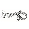 thumbnail image 3 of Adhesivos de pared con notas musicales creativas, símbolos musicales, PVC, 24 x 58 cm, 3 of 3
