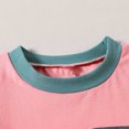 thumbnail image 3 of Scyoekwg Girls Clothes Toddler Boys Clothes Outfits Color Block Shorts Sleeve Round Neck T-shirts and Shorts Summer Outfit Set Pink12 Months, 3 of 8