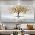 thumbnail image 4 of Cuadro Decorativo Arbol De La Vida Estilo Dorado Moderno Hd, 4 of 4