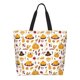 thumbnail image 1 of Balery Thanksgiving Bolsa Tote Estilo Estético con Cremalleras, Bolsa de Hombro, Bolsa de Compras Grande y Plegable, 1 of 8