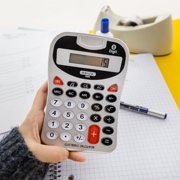 BAZIC 8-Digit Silver Desktop Calculator with Key Tone
