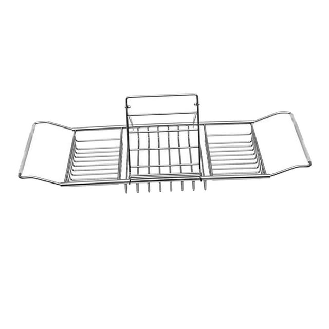 yuksok Bathtub Tray Holds Books//Cell Phone/Food Bath Tub Rack for Shower & Bath