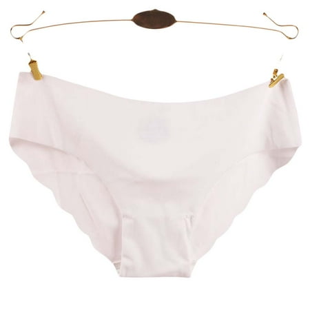 

YXGla Women Ice Silk Solid Color Low Waist Ultra-Thin Seamless Sexy Underwear Panties