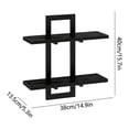 thumbnail image 4 of Sentmoon Wall Shelves Shelves for Room Wall Floating Shelves for Bedroom Wall Mounted Shelf Bathroom Wall Mounted Shelf Background Wall Decoration Bracket Storage Shelf, 4 of 7