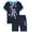 Navy, variant on Toddler Boys 2 Pieces Clothing Set Cartoon Printed Cute Casual T Shirt and Shorts Outfits Sets Size 1-2T ,Gray