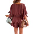 thumbnail image 2 of Women Summer Romper with Ruffled Layered Beach Design, 2 of 3