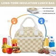 thumbnail image 6 of Inadays Lunch Box for Women, Insulated Lunch Bag Cute Corduroy Reusable Insulated Lunch Bags for Work Picnic or Travel, 6 of 8