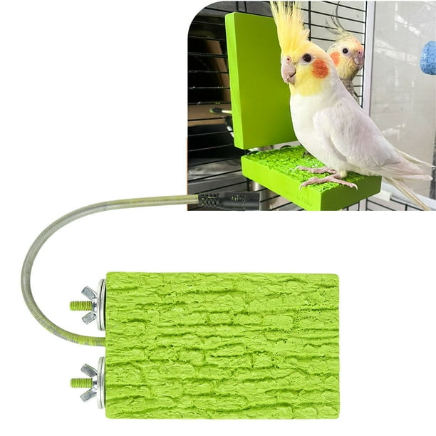 Plataforma calefactora ANGGREK para percha para pájaros 5 W