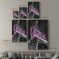 thumbnail image 4 of Neon Nights In Paris Premium Gallery Wrapped Canvas - Ready to Hang, 4 of 9