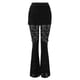 thumbnail image 4 of Pantalones Prolriy para mujer, pantalones cargo góticos para mujer, pantalones holgados punk de pierna recta ancha, pantalones estéticos góticos, pantalones de mujer negros S, 4 of 8