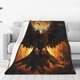 thumbnail image 1 of Balery Cool Black Eagle Manta de Felpa Suave y Acogedora – Cobija de Franela Aterciopelada para Cama, Lavable y Cálida para Sofá, Mascotas, Transpirable-80"x60", 1 of 7