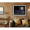 thumbnail image 2 of Thin Blue Line Flag Police Officer Gift Art Framed, 2 of 7