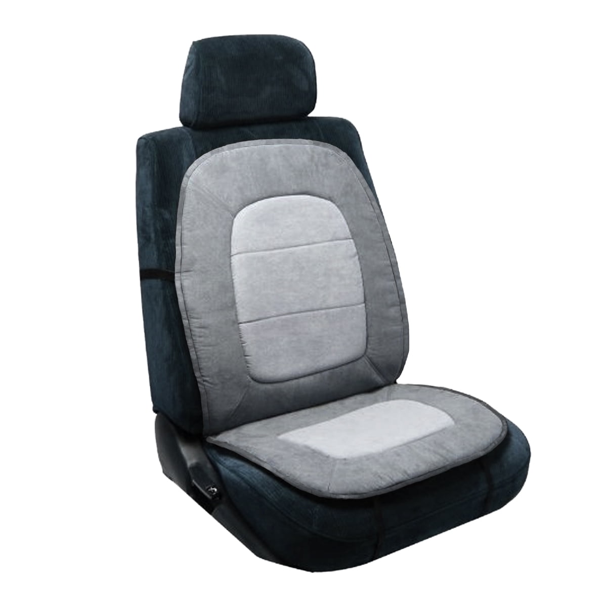 Pilot Automotive Universal Orthopedic Comfort Car Seat Cushion Gray Strap Home