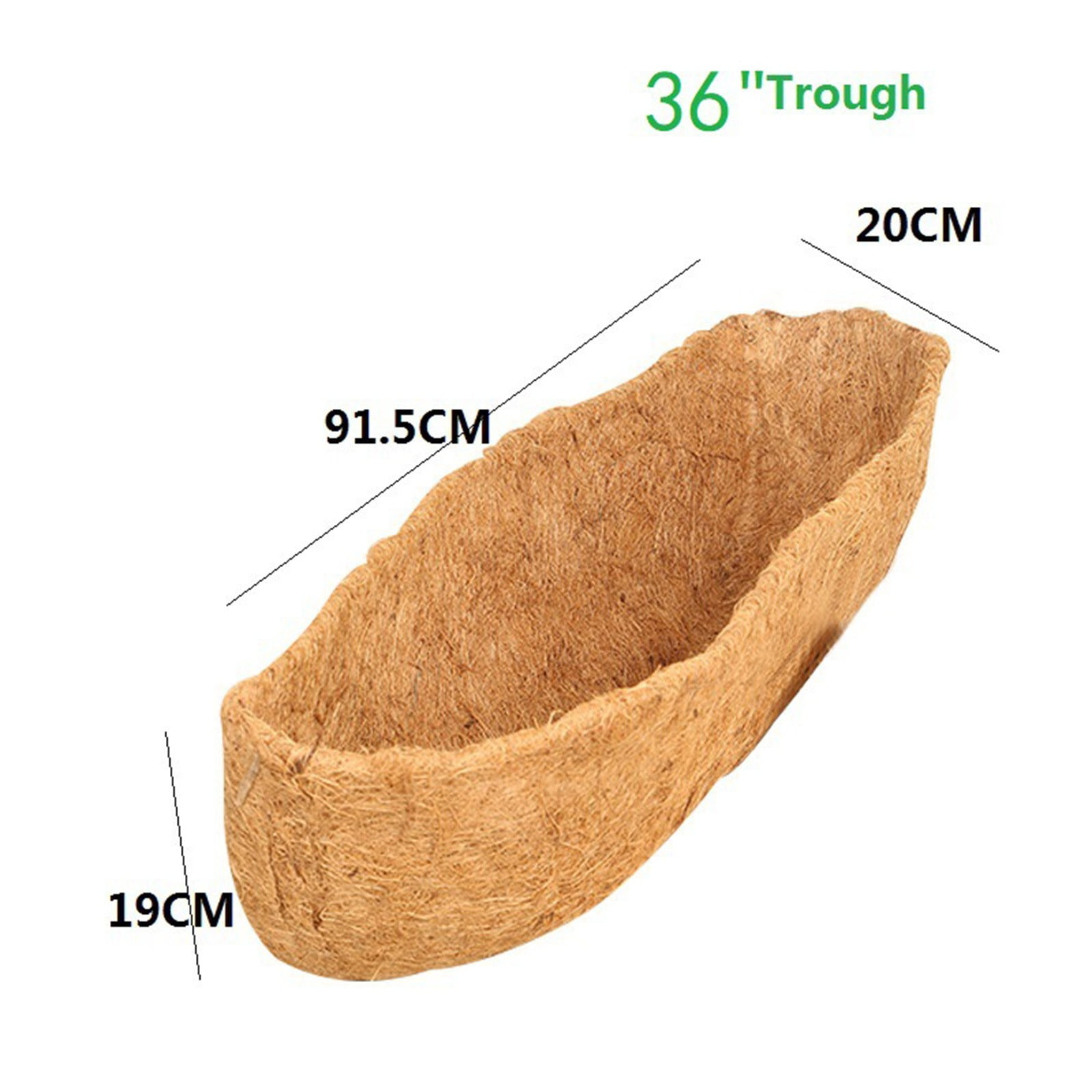 GLFILL 1Pcs Round Hanging Basket Coco Liner Coconut Fiber Replacement