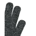 Time and Tru Women's Stretch Knit Winter Gloves 2Pack, Black Soot and