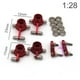 thumbnail image 5 of dirección 1:28, modelo de modificación de reemplazo de camión, ensamblaje de Hobby , barra de trasera DIY par rojo Macarena Piezas de coches de control remoto, 5 of 6