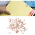 thumbnail image 3 of HUGFEGWE 80Pcs Ring Shape Paper Clips Metal Bookmark Clips Cute Small Paperclips with Clear Box for Office School Wedding Party Invitation Valentine Decoration (Rose Gold) CA919-130936, 3 of 9