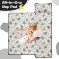 thumbnail image 4 of Robot and Gears Gray Pattern Teens Toddler Nap Mat with Pillow, Sleeping Mat Bag for Preschool Daycare 60"x20", 4 of 6