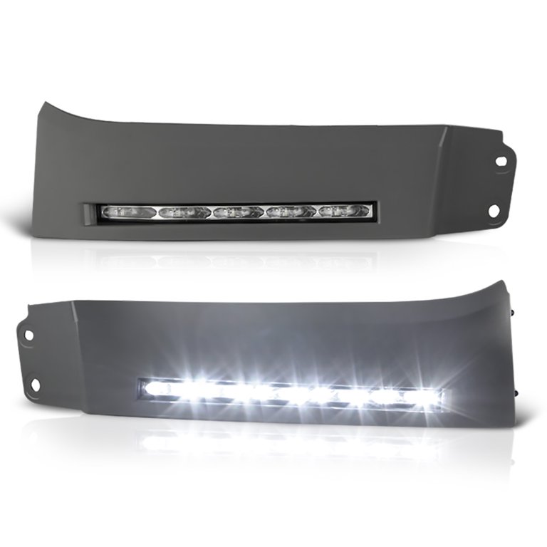 VIPMOTOZ LED Strip DRL Front Bumper Light Driving Lamp Panel For