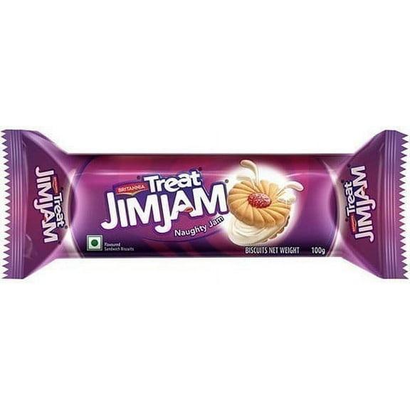 Britannia Treat Jim Jam Biscuits 100 gm pack