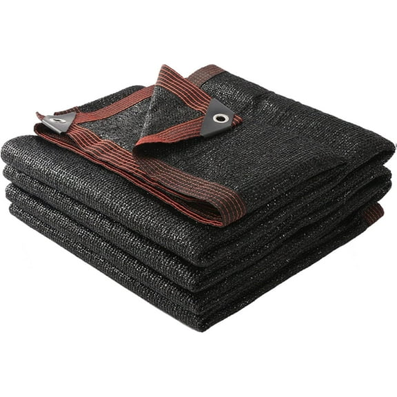 Durable Mesh Tarp,6.5x9.8Ft Outdoor Sun Black Shades Cover with Reinforced Grommets for Greenhouse,Durable Shade Cloth for Greenhouse,Chicken