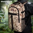 thumbnail image 5 of 40L Outdoor Travel Backpack for Adults, Large Capacity Camo Backpack for Work Hiking Camping, Khaki - 8036, 5 of 9