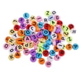 thumbnail image 5 of 100Pcs Resin Round Alphabet Letter Beads Alphabet Beads DIY Charms Beads 8mm, 5 of 8