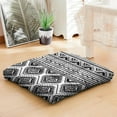 thumbnail image 4 of Oversized Square Floor Cushion - Extra Thick & Supportive Meditation Pillow for Adults, Fluffy PP Cotton Filling, 9-Point Tufted Zabuton Mat, Skin-Friendly Fabric for Yoga & Lounge (Boho Decor), 4 of 7