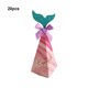 thumbnail image 3 of Moyic 20 bolsas únicas con adhesivo: cajas de regalo para fiestas simples y modernas, decoraciones para mesas de postres, cajas de embalaje Herramientas y accesorios para hornear sirena rosa roja, 3 of 6