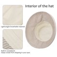 thumbnail image 4 of Bucket Sun Hat Cute Cap for Women Fashion Fold-up Brim Packable Summer Beach by Solaris, 4 of 7