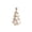 A, variant on TTJ Vintage Lighted Christmas Tree Figurine, Mini Tabletop Centerpiece with Warm Glowing LED Lights, Layered Tree Star Topper, Nostalgic Holiday Decor for Desk, Shelf, Mantel And Home (S)