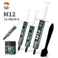 thumbnail image 3 of New High Performance Thermal Grease M12 thermal paste Plaster pasta termica 12.4W/mk 1/4/8/15/30g For CPU/PS5/LED/desktop PC 1 g M12 12.8W-Mk, 3 of 6